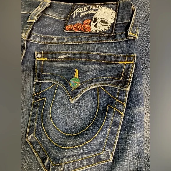 USA製 TRUE RELIGION デニム　30/33 True Religion | Jeans | Rare Ricky Shallowmaker True